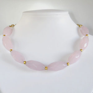 Pink Quartz Necklace - HMJS