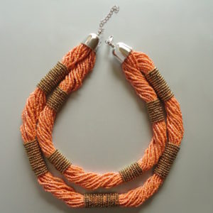The Peach Double Dame Necklace