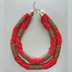 Red Double Dame Necklace