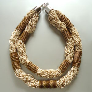 Cream Double Dame Necklace