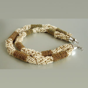 Cream Double Dame Necklace