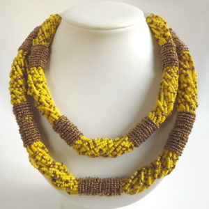 Yellow Double Dame Necklace