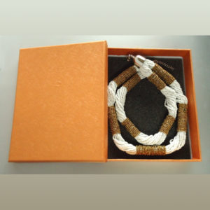 White Double Dame Necklace