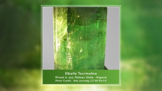 Tourmalines from Nigeria