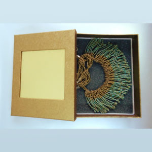 Spotted Mint Tasselled Bib - Image 4