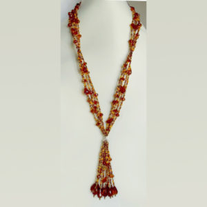 Nke Nwanyi, Long Cognac Necklace
