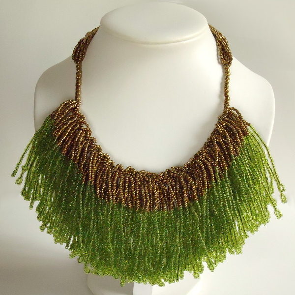 Green Tasselled Bib - HMJServices