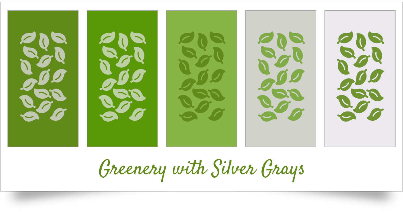 Greenery with Silver Grays - By HMJServices