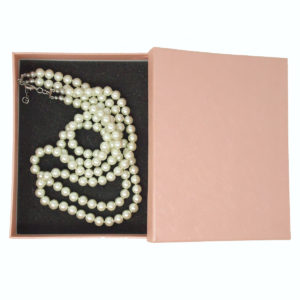 Long Cream Pearl Necklace