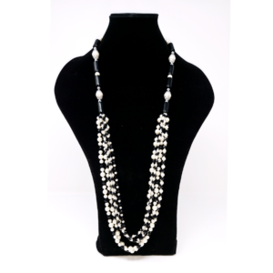 Monochrome Pearl Sway Necklace by HMJServices