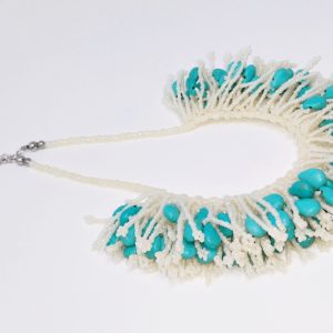 Turquoise Drops Collar Bib by HMJServices