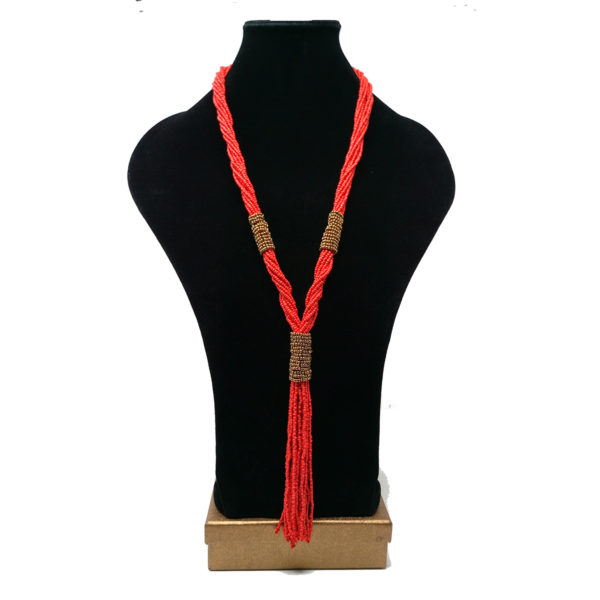 Red 'Y' Necklace by HMJServices