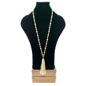 Classic Mixed Pearl Tassel Necklace