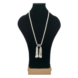 Double Tassel Pearl Necklace