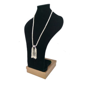 Double Tassel Pearl Necklace - Image 2