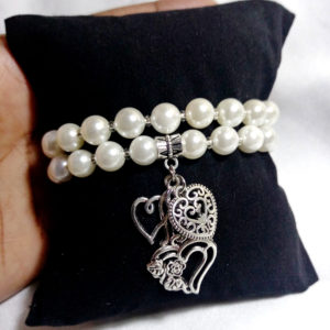 Pearl Charm Bracelet by HMJServices