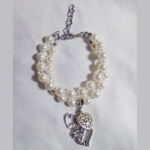 Pearl Charm Bracelet by HMJServices